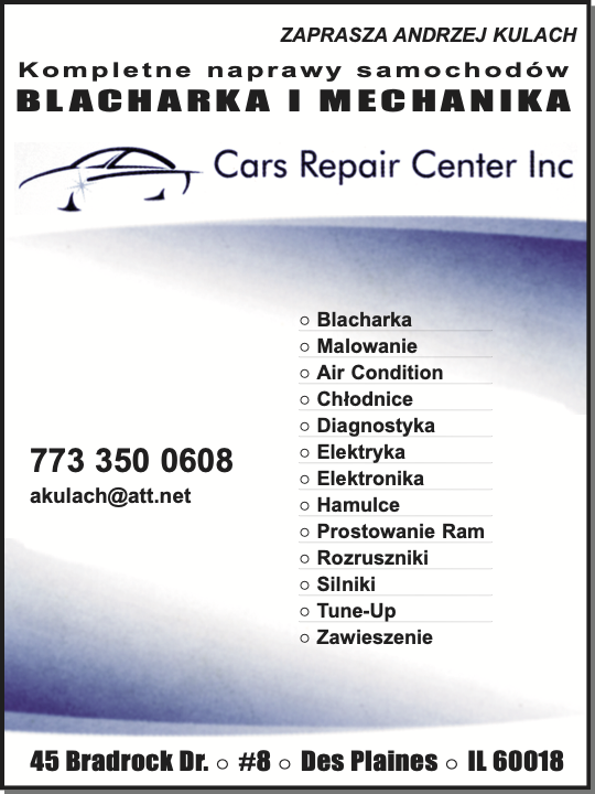 Kulach Andrzej – Cars Repair Center