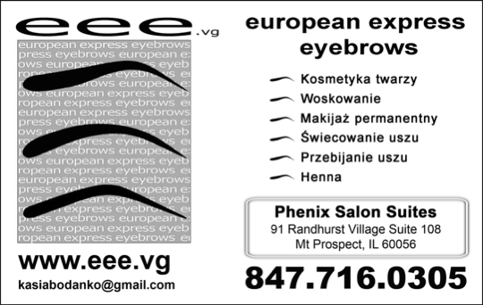 European Express Eyebrows – Bodanko Katarzyna